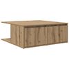 vidaXL Coffee Table Artisan oak 80 x 80 x 31 cm Engineered Wood