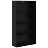 vidaXL Freestanding Bookshelf Black Oak 80 x 30 x 152 cm