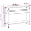 vidaXL Console Table Artisan oak 100 x 29 x 75 cm Engineered wood