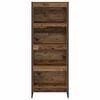 vidaXL Book Cabinet Old Wood 60 x 30 x 155 cm Engineered Wood