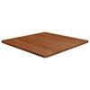 vidaXL Table Top | Dark brown | Solid oak wood | 80x80 cm | Durable