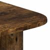 vidaXL Coffee Table Smoked Oak 93 x 53 x 33 cm Engineered Wood