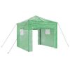 vidaXL Greenhouse with Pop-up Frame Green 290 x 290 x 315 cm Iron