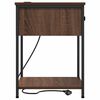 vidaXL Bedside Cabinet Brown Oak 42 x 41 x 56 cm Engineered Wood