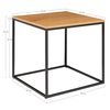 House Nordic Side Table Avery Oak and Black