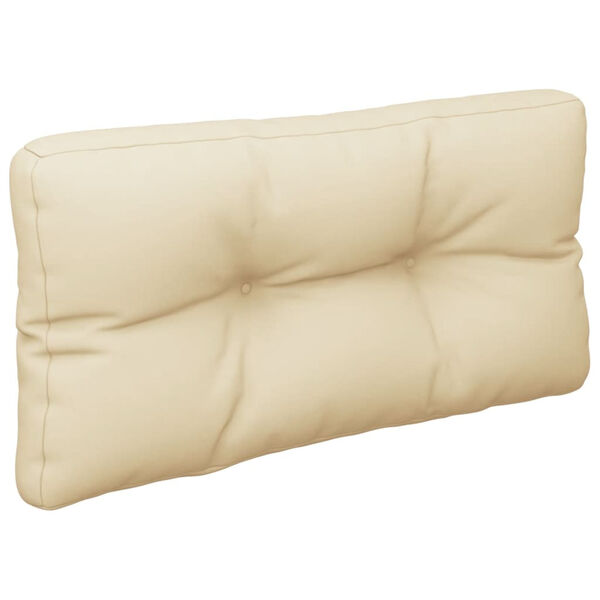 vidaXL Pallet Cushion Beige 80x40x12 cm Fabric