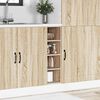 vidaXL Bottom Cabinet Riga Sonoma Oak 20x44.5x81.5 cm Engineered Wood