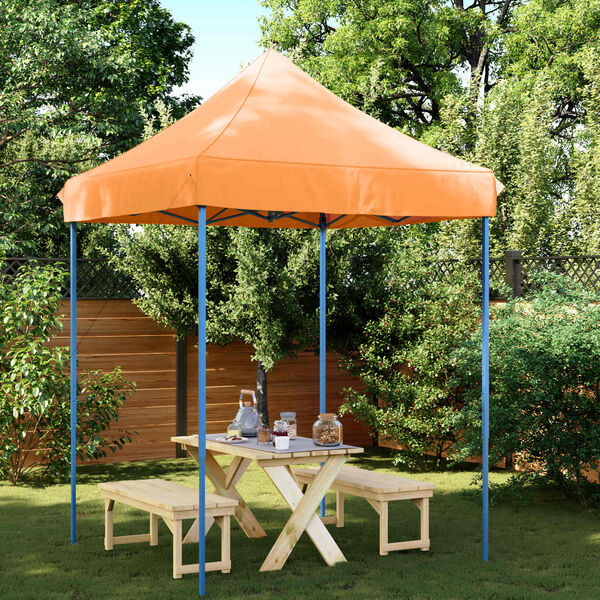 vidaXL Party Tent Folding Orange 200 x 200 x 306 cm Oxford Fabric