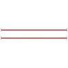 vidaXL Turning Bars 2 pcs 125 cm Steel Red