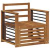 vidaXL Outdoor Sofa Set Natural 71 x 63 x 73 cm Solid Acacia Wood