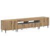 vidaXL 3 Piece LED TV Cabinet ZWOLLE Artisan Oak Engineered Wood