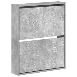 vidaXL Wall-Mounted Shoe Cabinet DELFT 71 x 17 x 86 cm Engineered Wood