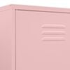 vidaXL Wardrobe Pink 90x50x180 cm Steel