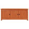 vidaXL Shoe Cabinet Wax Brown 110 x 38 x 45.5 cm Solid Pine Wood