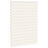 vidaXL Zebra Blind Marble Beige 155x230 cm Fabric Width 150.9 cm Polyester