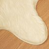 vidaXL Faux Sheepskin Rug Tafalla Cream 60 x 90 cm Polyester