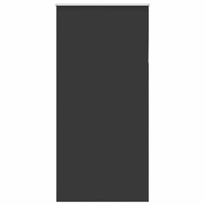 vidaXL Roller Blind Blackout Black 110x210 cm Fabric Width 105.7 cm Polyester