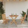 vidaXL Garden Dining Set 3 pcs Brown Solid Acacia Wood