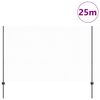 vidaXL Fence with Post Grey 1.5 x 25 m Steel