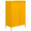 vidaXL Highboard Mustard Yellow 68x39x101.5 cm Steel