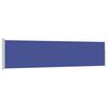 vidaXL Patio Retractable Side Awning 117x514 cm Blue