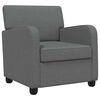 vidaXL Armchair Dark Grey Fabric