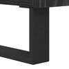 vidaXL TV Cabinet Black Oak 104 x 35 x 50 cm Engineered Wood