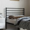 vidaXL Metal Replace Headboard Black 75 cm