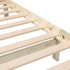 vidaXL Bed Frame without Mattress Double Solid Wood