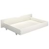 vidaXL Bed Frame without Mattress White Solid Wood 200x200 cm