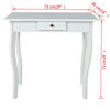 vidaXL Console Table MDF White