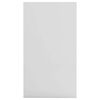 vidaXL Book Cabinet/Sideboard High Gloss White 50x25x80 cm Engineered Wood