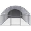 vidaXL Outdoor Chicken Coop 3x10x2 m Galvanised Steel