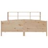 vidaXL Bookcase Bed without Mattress 200x200cm Solid Wood Pine