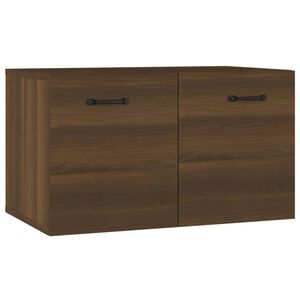 vidaXL Wall Cabinet Brown Oak 60x36.5x35 cm Engineered Wood