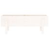 vidaXL Garden Raised Bed White 101x30x38 cm Solid Wood Pine