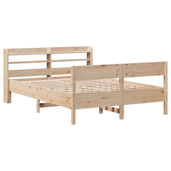 vidaXL Bed Frame without Mattress 120x200 cm Solid Wood Pine