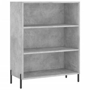 vidaxL Shelf Cabinet Concrete Grey 69.5x32.5x90 cm Engineered Wood