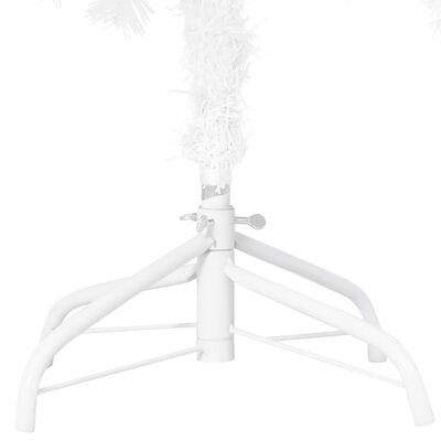 vidaXL Artificial Pre-lit Christmas Tree with Ball Set White 120 cm PVC