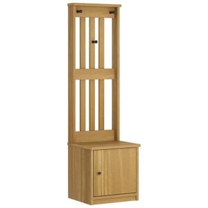 vidaXL Hall Tree "SANDNES" 45x40x159,5 cm Solid Wood Pine