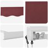 vidaXL Automatic Retractable Awning Burgundy 500x300 cm