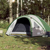 vidaXL Camping Tent Dome 4-Person Green Waterproof
