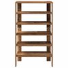 vidaXL Shoe Rack Old Wood 61x32x105 cm Engineered Wood