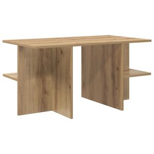 vidaXL Coffee Table Artisan Oak 87 x 50 x 45 cm Engineered Wood