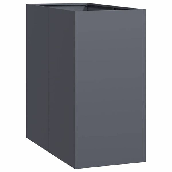 vidaXL Planter Anthracite 40x80x80 cm Steel