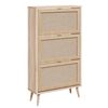 Finori Shoe Cabinet | Sonoma Oak | Chipboard and MDF | Medium