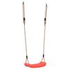 vidaXL Outdoor Swing Seat for Kids Single with Adjustable Rope Red