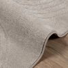 vidaXL Area Rugs Square HUARTE Beige 240 x 240 cm Polyester