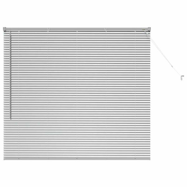 vidaXL Venetian Blinds Height Adjustable Silver 130 x 150 cm Aluminium