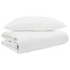 vidaXL Summer Duvet with Pillow 2 pcs White Down Feather